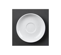Soucoupes pour tasses à espresso blanches