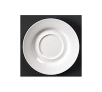 Soucoupes rondes en porcelaine fine 156mm lumina