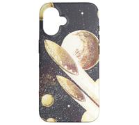 Soucoupes Volantes rétro de Science-Fiction OVNIS dans l'espace Coque pour iPhone 16