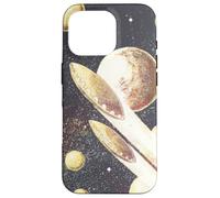 Soucoupes Volantes rétro de Science-Fiction OVNIS dans l'espace Coque pour iPhone 16 Pro