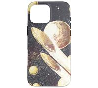 Soucoupes Volantes rétro de Science-Fiction OVNIS dans l'espace Coque pour iPhone 16 Pro Max