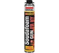 Soudal Mousse PU Soudafoam FR HY Gun – Coupe-feu pistolable – Rose 750 ml