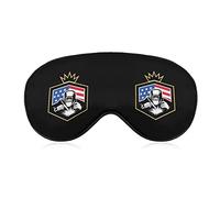 Soudage américain soudeur drapeau doux masque pour les yeux couverture efficace ombrage bandeau confort masque de sommeil avec sangle élastique réglable