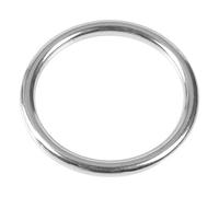 Soudage O-Ring 304 Anneaux en Acier Inoxydable Bateau Marine Soudé Anneau O Anneau Rond Cercle Poli pour Macramé, Ceinture de Camping,(06045-Diamètre du fil 6 mm * diamètre Sportinggoods Plongée