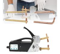 Soudage Par Point Soudeuse électrique par points 2,0 + 2,0 mm, pistolet portatif pour réparation de tôles, avec bras d'électrodes remplaçables pour acier inoxydable