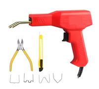 Soudage Plastique Machine Agrafeuse À Chaud Pour Plastique, Kit De Réparation De Pare-chocs, Fer À Souder Pour Réparation De Plastique, Réparation De Pare-chocs De Voiture(Red 400PCS)