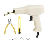 Soudage Plastique Machine Agrafeuse À Chaud Pour Plastique, Kit De Réparation De Pare-chocs, Fer À Souder Pour Réparation De Plastique, Réparation De Pare-chocs De Voiture(White 200PCS)