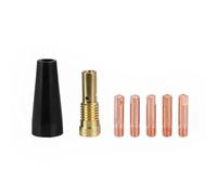 Soudage Plastique Machine Kit de 7 embouts buse sans gaz pour soudage, 0,8/0,9 mm, pointes rechange pour(0.6mm)