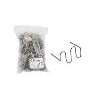 Soudage Plastique Machine Kit de réparation de clous à souder en plastique de 0,8 mm, 500/100 pièces, pour pare-chocs de voiture(S-100pcs)