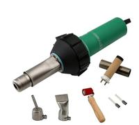 Soudage Plastique Machine Pistolet de soudage en plastique 1600W Souffleur d'air chaud Chalumeau Soudeur pour feuille PP/PE/PVC, tuyau, réservoir, sol, membrane...(Kits 5)