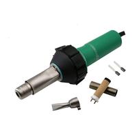 Soudage Plastique Machine Pistolet de soudage en plastique 1600W Souffleur d'air chaud Chalumeau Soudeur pour feuille PP/PE/PVC, tuyau, réservoir, sol, membrane...(Kits 3)