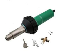 Soudage Plastique Machine Pistolet de soudage en plastique 1600W Souffleur d'air chaud Chalumeau Soudeur pour feuille PP/PE/PVC, tuyau, réservoir, sol, membrane...(Kits 7)