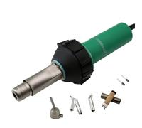 Soudage Plastique Machine Pistolet de soudage en plastique 1600W Souffleur d'air chaud Chalumeau Soudeur pour feuille PP/PE/PVC, tuyau, réservoir, sol, membrane...(Kits 8)