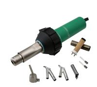 Soudage Plastique Machine Pistolet de soudage en plastique 1600W Souffleur d'air chaud Chalumeau Soudeur pour feuille PP/PE/PVC, tuyau, réservoir, sol, membrane...(Kits 9)