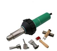 Soudage Plastique Machine Pistolet de soudage en plastique 1600W, souffleur d'air chaud, torche thermique pour feuilles PP/PE/PVC, tuyaux, réservoirs, sols, membranes(Kits 6)