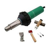 Soudage Plastique Machine Pistolet de soudage en plastique 1600W, souffleur d'air chaud, torche thermique pour feuilles PP/PE/PVC, tuyaux, réservoirs, sols, membranes(Kits 4)
