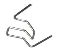 Soudage Plastique Machine Soudeur plastique rouge 50W, pistolet à ongles chaud avec 200 clous, Kit de réparation pare-chocs voiture, outil fissuration, cloueur Garage PVC(0.8 OUTSIDE nails)