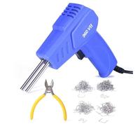 Soudage Plastique Machine Soudeuse plastique 960 VII 70 W, pistolet à clous chaud, fer à souder, agrafes, kit d'outils de réparation de pare-chocs pour voiture, agrafeuse chaude(C)