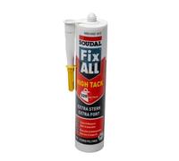 Soudal Mastic colle Fix All High Tack – Élastique et résistant aux UV – 290 ml Blanc