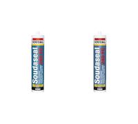 Soudal 101364 Soudaseal 240 FC Colle-Mastic, Blanc, 290 ml (Lot de 2)