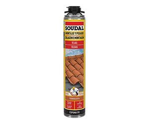 SOUDAL 96434 Mousse pour tuile Pistolet Rouge 750 ML, Multicolore