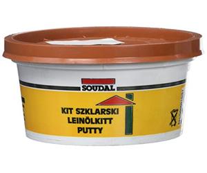 Soudal Ayrton Mastic vitrier 500 g Acajou Marron