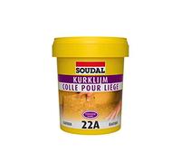 Soudal - Colle pour liège, 22 A, 1 kg - Pour panneaux et planchers de liège sur mur et sol - Convient au chauffage par le sol