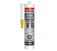 Soudal Colozinc Colle pour tôles en tôle, colle couvreur, 290 ml (transparent)