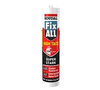 Soudal 2 x 420 Gramme Fixation Tous Haut Tack Gris Produit Adhésif Extra Fort