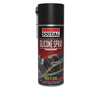 Soudal Lot de 24 sprays silicone lubrifiants nourrissants pour métal, caoutchouc, plastique, 400 ml