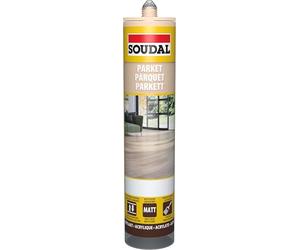 Soudal - Mastic acrylique special parquet - Coloris.Chêne moyen -