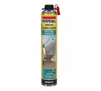 Soudal mousse en spray au pistolet 700ml blanc blanc One Size
