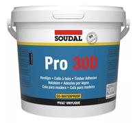 Soudal PRO 30D Colle À Bois D3 Résistante À L'Eau PVAC De 750 Gr À 5 KG