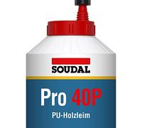 Soudal Colle pour bois Pro 40P résistante à l'eau Bouteille 750 g Beige