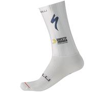 SOUDAL-QUICK-STEP Chaussettes Race 2025 blanc S-M