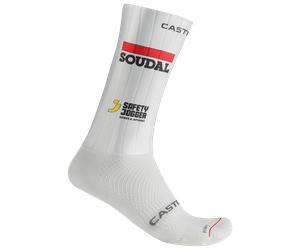 SOUDAL-QUICK-STEP Chaussettes Race 2026 blanc