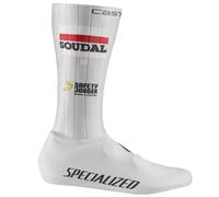 SOUDAL-QUICK-STEP Couvre-chaussures contre la montre Race 2025 blanc M