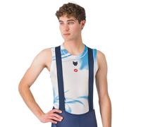 Castelli Soudal Quick-step 2025 Pro Mesh Sleeveless Base Layer Bleu XL Homme White / Light Blue