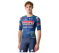 Castelli Aero Race 8s Soudal Quick-step 2026 Short Sleeve Jersey Bleu M Homme