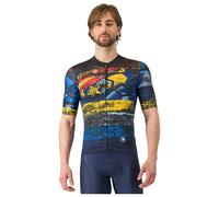 SOUDAL-QUICK-STEP WOLFPACK Maillot manches courtes Merlier Rocket bleu foncé