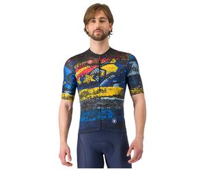 SOUDAL-QUICK-STEP WOLFPACK Maillot manches courtes Merlier Rocket bleu foncé