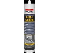 Soudal Silicone 8 en 1, blanc K310 ml