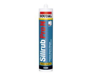 Soudal Silicone neutre soudal Silirub Pro N blanc 300 ml Quantité:15