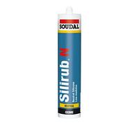 Soudal Silirub N Silicone d'étanchéité neutre 310 ml transparent