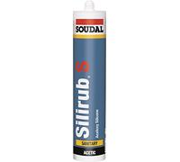Soudal Soudal Silicone Salle de bain Silirub S blanc 300 ml Quantité:15