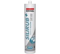 Soudal Silirub+ S8100 300 ml gris clair