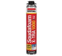 Soudal Soudafoam X-TRA 1000 Gun B2 Mousse polyuréthane pour fenêtre + 50 % de rendement 870 ml
