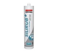 Soudal Soudal Silicone Silirub+ S8100 300ml Transparent Quantité:15