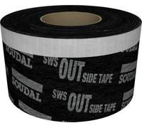 Soudal SWS Joint de fenêtre standard pour intérieur et extérieur étanche à l'air et à la pluie avec bande adhésive Largeur 70-300 mm Rouleau de 30 m (pour l'extérieur, 70 mm)