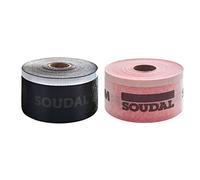 Soudal SWS Joint de fenêtre standard pour intérieur et extérieur étanche à l'air et à la pluie avec bande adhésive Largeur 70-300 mm Rouleau de 30 m (pour l'extérieur, 200 mm)